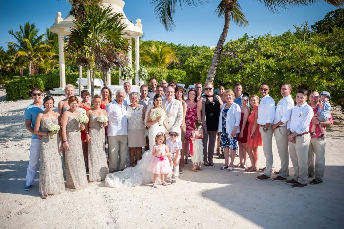 Destination Wedding: Beach group -, KW: Mexico