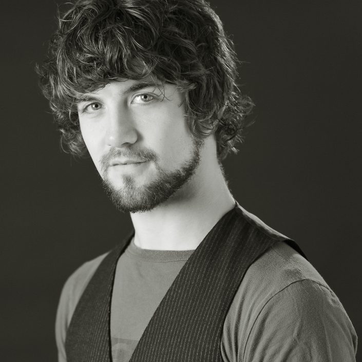 Casting : Jordane Houde -Photo casting. in my studio., KW: Acteur, Artiste, Noir & Blanc, casting