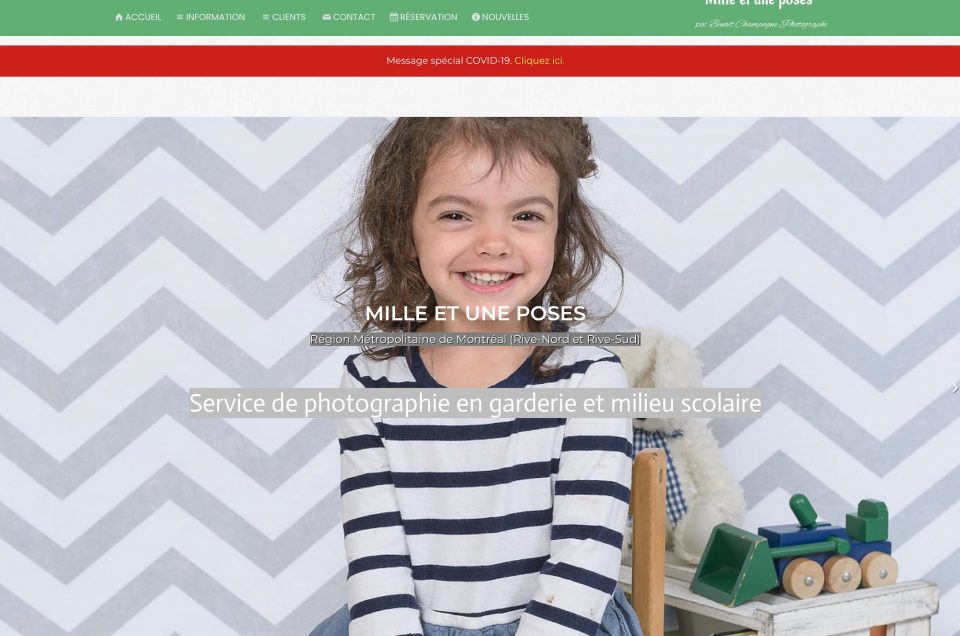Mille et une poses : New website launch